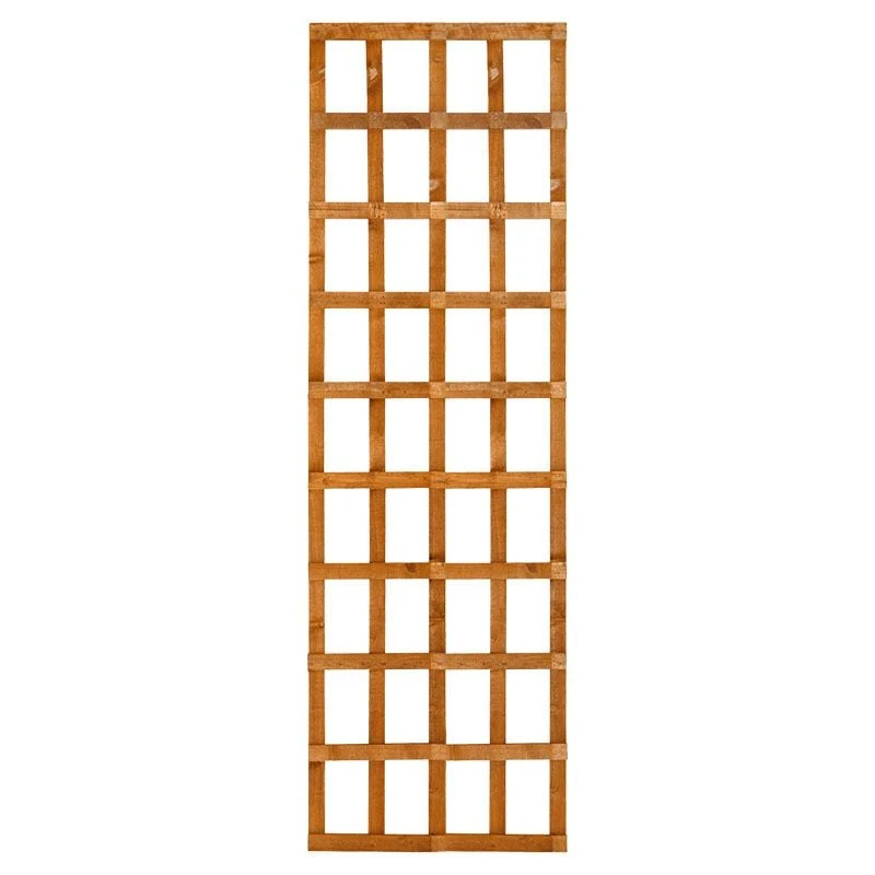 Forest 6' X 3' Heavy Duty Square Garden Trellis Fence Panel (1.83m X 0.91m) 4 Forest 6' X 3' Heavy Duty Square Garden Trellis Fence Panel (1.83m X 0.91m) - Image 2