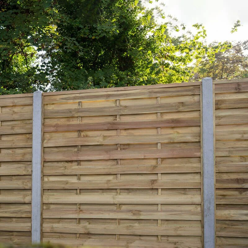 Forest 6' X 6' Pressure Treated Decorative Flat Top Fence Panel (1.8m X 1.8m) 7 Forest 6' X 6' Pressure Treated Decorative Flat Top Fence Panel (1.8m X 1.8m) - Image 5