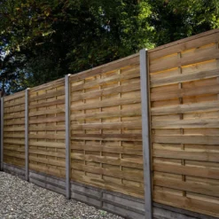 Forest 6' X 6' Pressure Treated Decorative Flat Top Fence Panel (1.8m X 1.8m)