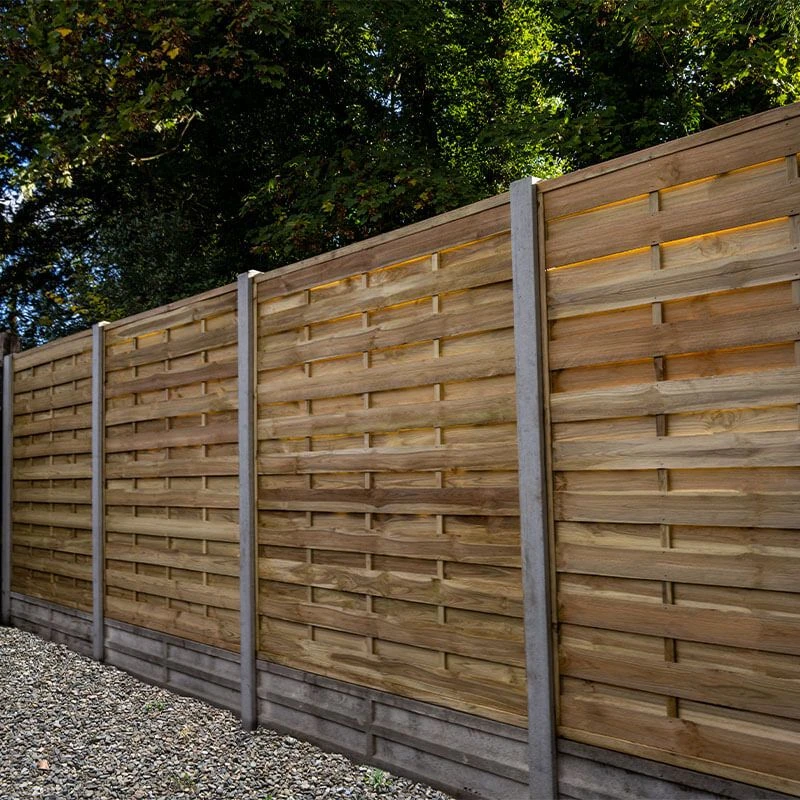 Forest 6' X 6' Pressure Treated Decorative Flat Top Fence Panel (1.8m X 1.8m) 3 Forest 6' X 6' Pressure Treated Decorative Flat Top Fence Panel (1.8m X 1.8m)