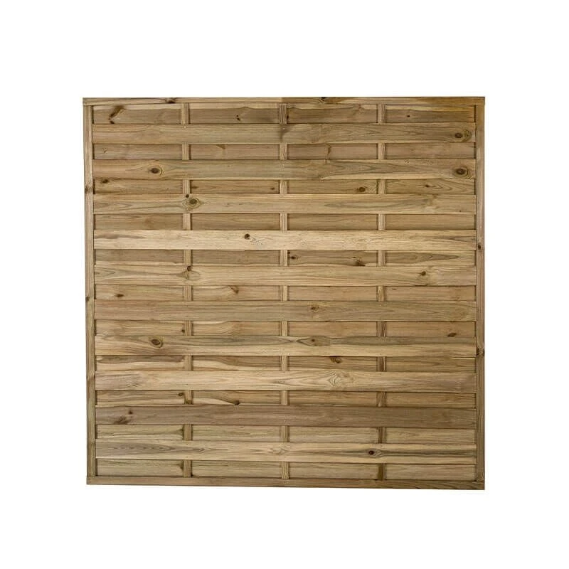 Forest 6' X 6' Pressure Treated Decorative Flat Top Fence Panel (1.8m X 1.8m) 6 Forest 6' X 6' Pressure Treated Decorative Flat Top Fence Panel (1.8m X 1.8m) - Image 4