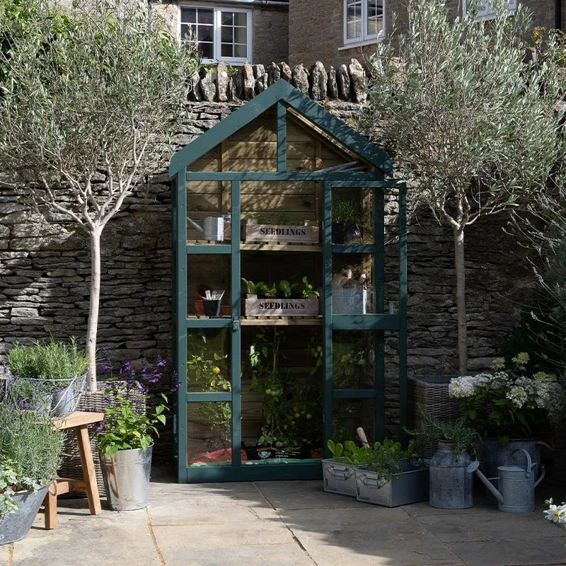 3'9 X 1'6 Forest Georgian Tall Wall Lean To Greenhouse With Auto Vent (1.19m X 0.5m) 10 3'9 X 1'6 Forest Georgian Tall Wall Lean To Greenhouse With Auto Vent (1.19m X 0.5m) - Image 8