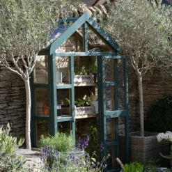3'9 X 1'6 Forest Georgian Tall Wall Lean To Greenhouse With Auto Vent (1.19m X 0.5m) 27 3'9 X 1'6 Forest Georgian Tall Wall Lean To Greenhouse With Auto Vent (1.19m X 0.5m) -Zen Gardenia Sales georgewgh forest georgian greenhouse insitu8 min