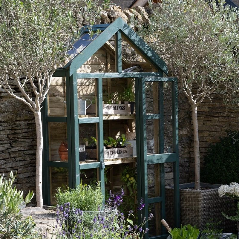 3'9 X 1'6 Forest Georgian Tall Wall Lean To Greenhouse With Auto Vent (1.19m X 0.5m) 11 3'9 X 1'6 Forest Georgian Tall Wall Lean To Greenhouse With Auto Vent (1.19m X 0.5m) - Image 9