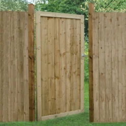 Forest 3' X 6' Featheredge Pressure Treated Wooden Side Garden Gate (0.92m X 1.8m)