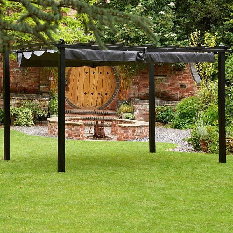 10' X 10' Glendale Seville Grey Garden Gazebo (3m X 3m) 3 10' X 10' Glendale Seville Grey Garden Gazebo (3m X 3m)