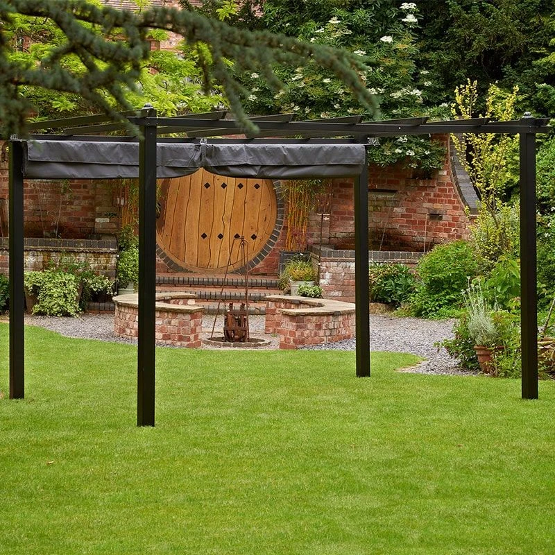 10' X 10' Glendale Seville Grey Garden Gazebo (3m X 3m) 4 10' X 10' Glendale Seville Grey Garden Gazebo (3m X 3m) - Image 2