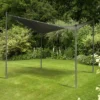 10'x10' (3mx3m) Glendale Twin Sail Grey Garden Gazebo -Zen Gardenia Sales gl1651 3x3m glendale twin sail grey gazebo main min