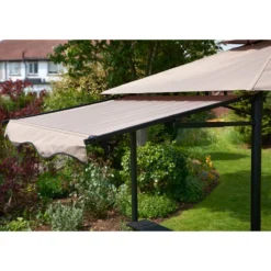 8' X 4'11 Glendale BBQ Shelter Gazebo (2.45m X 1.5m) 10 8' X 4'11 Glendale BBQ Shelter Gazebo (2.45m X 1.5m) -Zen Gardenia Sales gl1800 glendale bbq shelter gazebo close up4 min