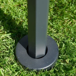 5'9 X 5'9 Glendale Big Hex Hexagonal Grey Garden Gazebo (1.75m X 1.75m) -Zen Gardenia Sales gl1801 5 9x5 9 glendale big hex hexagonal garden gazebo close up1 min