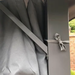 13' X 10' Glendale Highfield Grey Garden Gazebo (4m X 3m) -Zen Gardenia Sales gl1802 13x10 glendale highfield grey garden gazebo close up3 min