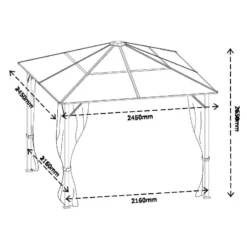 Zen Gardenia Sales -Zen Gardenia Sales gl1803 8x8 glendale peninsular grey garden gazebo drawing min