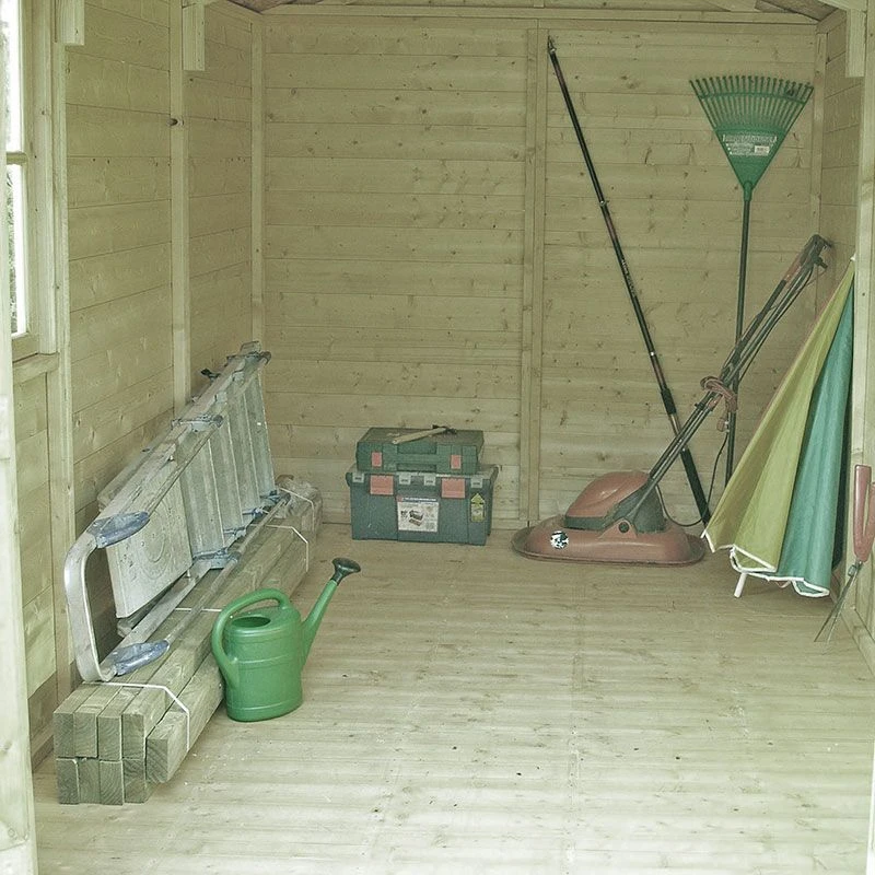 10' X 7' Shire Guernsey Premium Pressure Treated Double Door Garden Shed (3.35m X 2.2m) 7 10' X 7' Shire Guernsey Premium Pressure Treated Double Door Garden Shed (3.35m X 2.2m) - Image 5