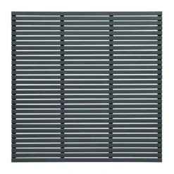 Forest 6' X 6' Contemporary Grey Slatted Fence Panel (1.8m X 1.8m) 8 Forest 6' X 6' Contemporary Grey Slatted Fence Panel (1.8m X 1.8m) -Zen Gardenia Sales gyslt6 grey contemporary slatted fence panel 1 8m high cutout1 min
