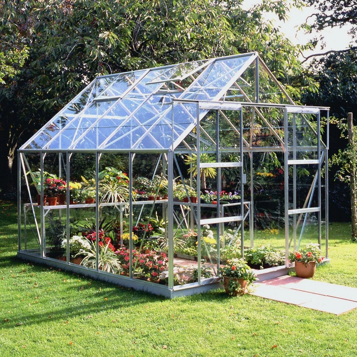 8'6 X 10'7 Green Frame Halls Magnum 810 Greenhouse (2.57 X 3.22m) 3 8'6 X 10'7 Green Frame Halls Magnum 810 Greenhouse (2.57 X 3.22m)