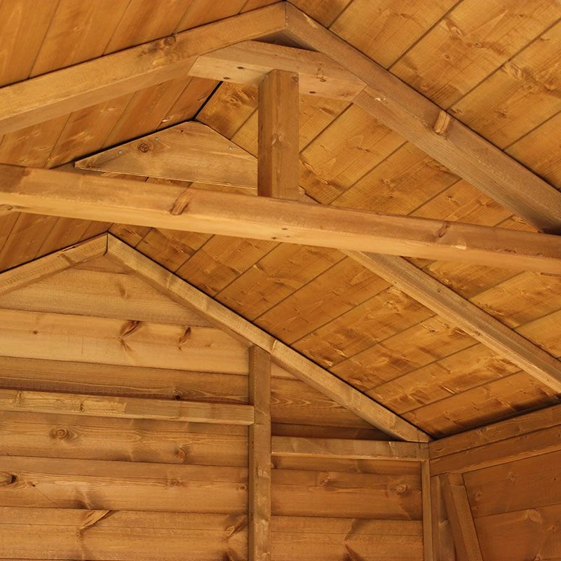 10' X 6' Traditional Heavy Duty Shiplap Apex Wooden Garden Shed (3.05m X 1.83m) 15 10' X 6' Traditional Heavy Duty Shiplap Apex Wooden Garden Shed (3.05m X 1.83m) - Image 13