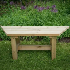 12'x10' (3.6x3.1m) Luxury Wooden Furnished Garden Gazebo With New England Cedar Roof - Seats Up To 10 People -Zen Gardenia Sales hgg36mneccfin 3 6m cedar roof furnished cream bench2