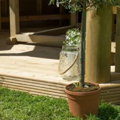 10'x9' (3x2.7m) Luxury Wooden Furnished Garden Gazebo With New England Cedar Roof - Seats Up To 10 People 21 10'x9' (3x2.7m) Luxury Wooden Furnished Garden Gazebo With New England Cedar Roof - Seats Up To 10 People -Zen Gardenia Sales hgg3mneccfin 3m cedar roof furnished cream base