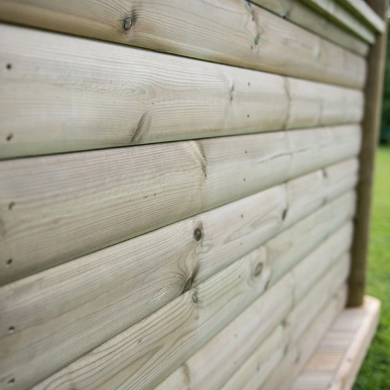 10'x9' (3x2.7m) Luxury Wooden Furnished Garden Gazebo With New England Cedar Roof - Seats Up To 10 People 17 10'x9' (3x2.7m) Luxury Wooden Furnished Garden Gazebo With New England Cedar Roof - Seats Up To 10 People - Image 15