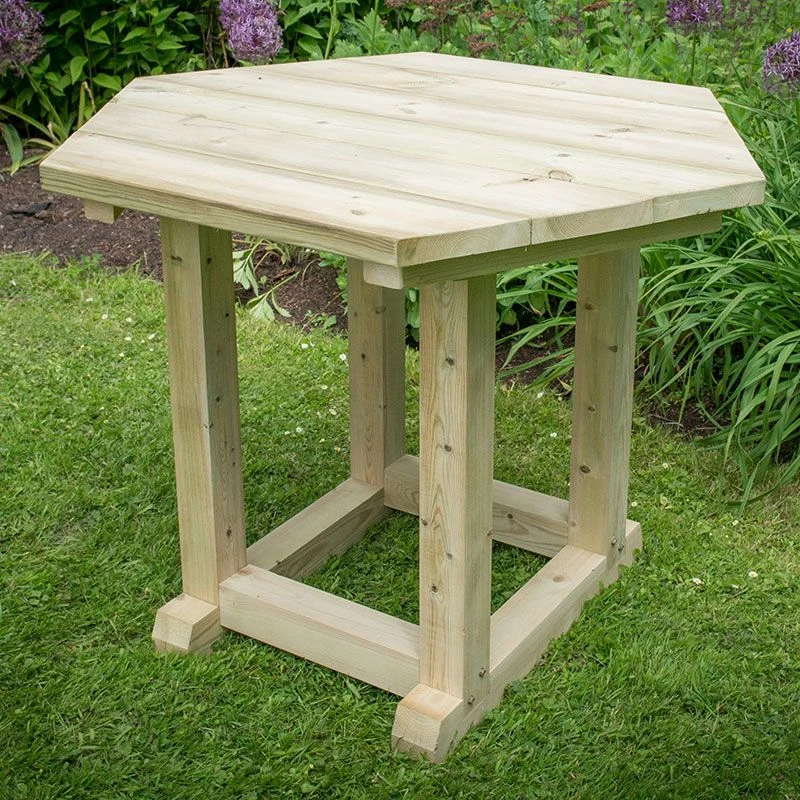 10'x9' (3x2.7m) Luxury Wooden Furnished Garden Gazebo With New England Cedar Roof - Seats Up To 10 People 11 10'x9' (3x2.7m) Luxury Wooden Furnished Garden Gazebo With New England Cedar Roof - Seats Up To 10 People - Image 9