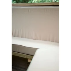 13'x12' (4x3.5m) Luxury Wooden Furnished Garden Gazebo With Country Thatch Roof - Seats Up To 15 People 25 13'x12' (4x3.5m) Luxury Wooden Furnished Garden Gazebo With Country Thatch Roof - Seats Up To 15 People -Zen Gardenia Sales hgg4mctcfin 4m thatched roof furnished cream cushions1