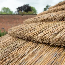 13'x12' (4x3.5m) Luxury Wooden Furnished Garden Gazebo With Country Thatch Roof - Seats Up To 15 People 20 13'x12' (4x3.5m) Luxury Wooden Furnished Garden Gazebo With Country Thatch Roof - Seats Up To 15 People -Zen Gardenia Sales hgg4mctcfin 4m thatched roof furnished cream roof2