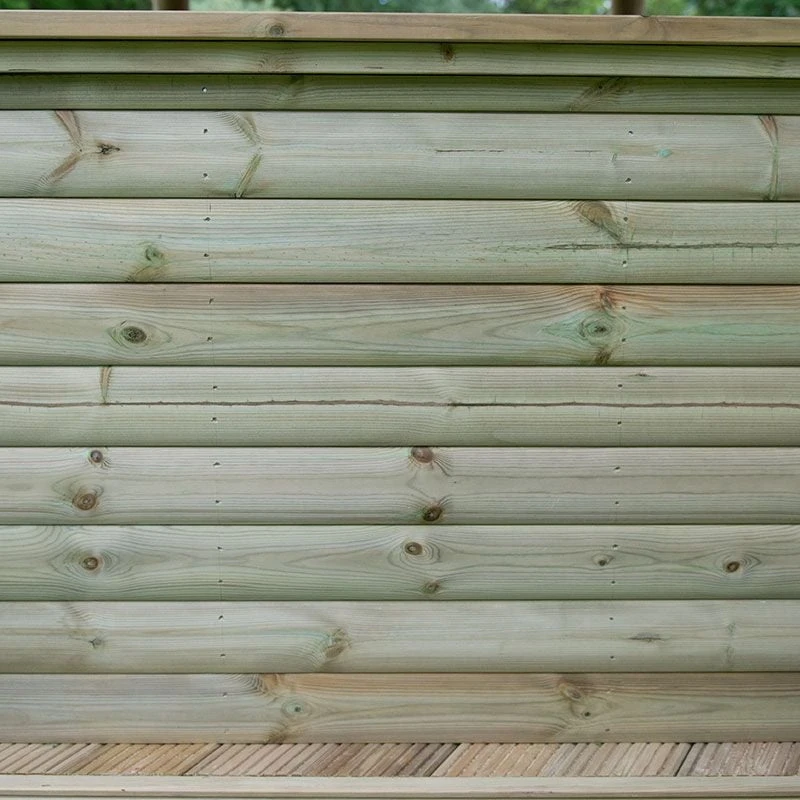 13'x12' (4x3.5m) Luxury Wooden Garden Gazebo With Thatched Roof - Seats Up To 15 People 13 13'x12' (4x3.5m) Luxury Wooden Garden Gazebo With Thatched Roof - Seats Up To 15 People - Image 11