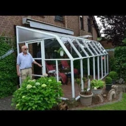8'x10' Palram Canopia Rion White Sun Room Walk In Wall Greenhouse (2.4x3m) -Zen Gardenia Sales hqdefault 415