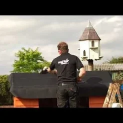 10'x9' SkyGuard EPDM Garden Building/ Shed Roof Kit - Replacement Covering -Zen Gardenia Sales hqdefault 435 5