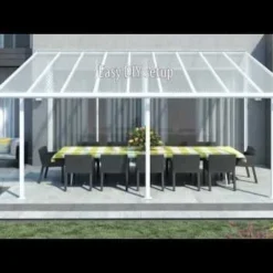 10x14 Palram Canopia Sierra White Patio Cover -Zen Gardenia Sales hqdefault 451 2