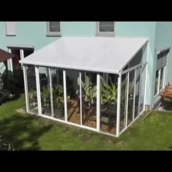 10x14 Palram Canopia SanRemo Grey Lean-To Conservatory -Zen Gardenia Sales hqdefault 454 7