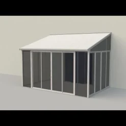 10x14 Palram Canopia SanRemo Grey Lean-To Conservatory -Zen Gardenia Sales hqdefault 456