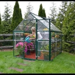 6x10 Palram Canopia Harmony Polycarbonate Green Greenhouse -Zen Gardenia Sales hqdefault 55 6
