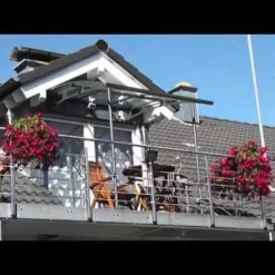 Palram Canopia Vega Grey 2000 Clear Door Canopy -Zen Gardenia Sales hqdefault 55 8