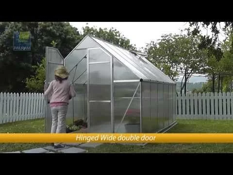 8'x12' Palram Canopia Essence Large Walk In Aluminium Framed Greenhouse (2.4x3.6m) 12 8'x12' Palram Canopia Essence Large Walk In Aluminium Framed Greenhouse (2.4x3.6m) - Image 10