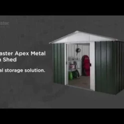 10' X 8' Yardmaster Green Metal Shed 108GEYZ (3.03m X 2.37m) -Zen Gardenia Sales hqdefault 593 1