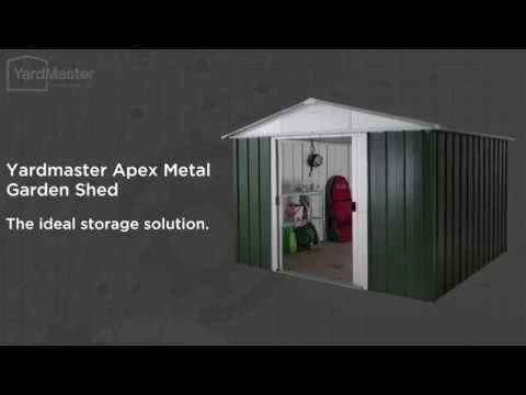 8' X 7' Yardmaster Green 87GEYZ Metal Shed (2.42m X 2.17m) 8 8' X 7' Yardmaster Green 87GEYZ Metal Shed (2.42m X 2.17m) - Image 6