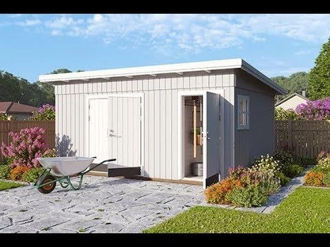15' X 11' Palmako Kalle (88mm) Premium Multi-room Shed (4.5m X 3.3m) 5 15' X 11' Palmako Kalle (88mm) Premium Multi-room Shed (4.5m X 3.3m) - Image 3