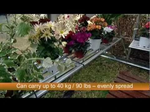 Palram Canopia Heavy Duty Greenhouse Shelving 4 Palram Canopia Heavy Duty Greenhouse Shelving - Image 2