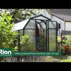 6'x6' Palram Canopia Rion EcoGrow Small Green Polycarbonate Greenhouse (1.8x1.8m) -Zen Gardenia Sales hqdefault 63 2