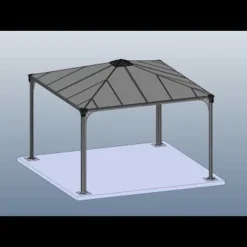 Palram Canopia Palermo 3000-3x3 Garden Gazebo -Zen Gardenia Sales hqdefault 73 4