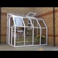 6'x12' Palram Canopia Rion White Sun Room Walk In Wall Greenhouse (1.8x3.6m) 12 6'x12' Palram Canopia Rion White Sun Room Walk In Wall Greenhouse (1.8x3.6m) -Zen Gardenia Sales hqdefault 73 7