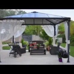 Palram Canopia Palermo 3000-3x3 Garden Gazebo -Zen Gardenia Sales hqdefault 74 2