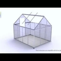 6'x10' Palram Canopia Mythos Large Walk In Silver Polycarbonate Greenhouse (1.8x3m) -Zen Gardenia Sales hqdefault 79