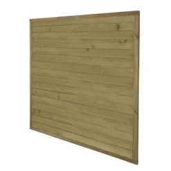 Forest 6' X 6' Pressure Treated Tongue And Groove Fence Panel (1.83m X 1.83m) 12 Forest 6' X 6' Pressure Treated Tongue And Groove Fence Panel (1.83m X 1.83m) -Zen Gardenia Sales htgp6 6ft high forest horizontal tongue and groove fence panel cutout2