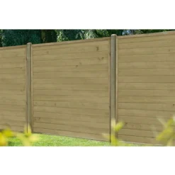 Forest 6' X 6' Pressure Treated Tongue And Groove Fence Panel (1.83m X 1.83m) 10 Forest 6' X 6' Pressure Treated Tongue And Groove Fence Panel (1.83m X 1.83m) -Zen Gardenia Sales htgp6 6ft high forest horizontal tongue and groove fence panel no2
