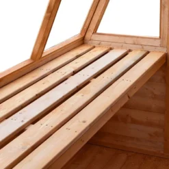 6' X 8' Shire Iceni Pent Potting Shed (1.83m X 2.5m) -Zen Gardenia Sales icen0806dsl 1aa iceni potting shed close up2 min