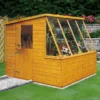 6' X 8' Shire Iceni Pent Potting Shed (1.83m X 2.5m) -Zen Gardenia Sales icen0806dsl 1aa iceni potting shed insitu min 1