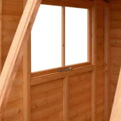 8' X 8' Shire Iceni Pent Potting Shed (2.5m X 2.5m) -Zen Gardenia Sales icen0808dsl 1aa iceni potting shed close up1 min