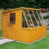 8' X 8' Shire Iceni Pent Potting Shed (2.5m X 2.5m) -Zen Gardenia Sales icen0808dsl 1aa iceni potting shed insitu min 1